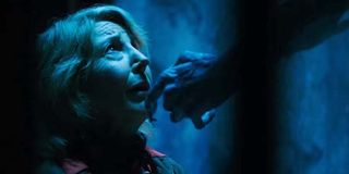 Insidious: The Last Key Lin Shaye's face being turned up by a demon