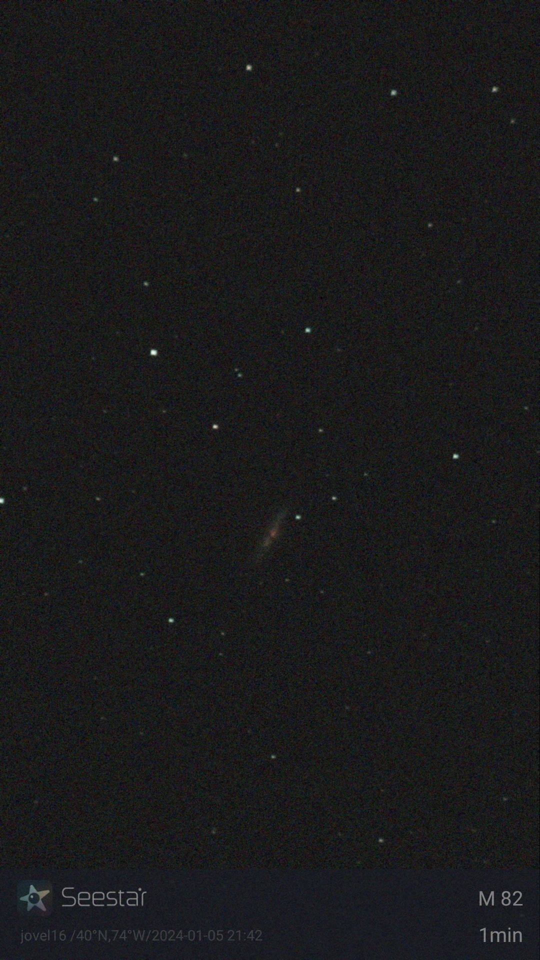Seestar S50 astrophotography sample.
