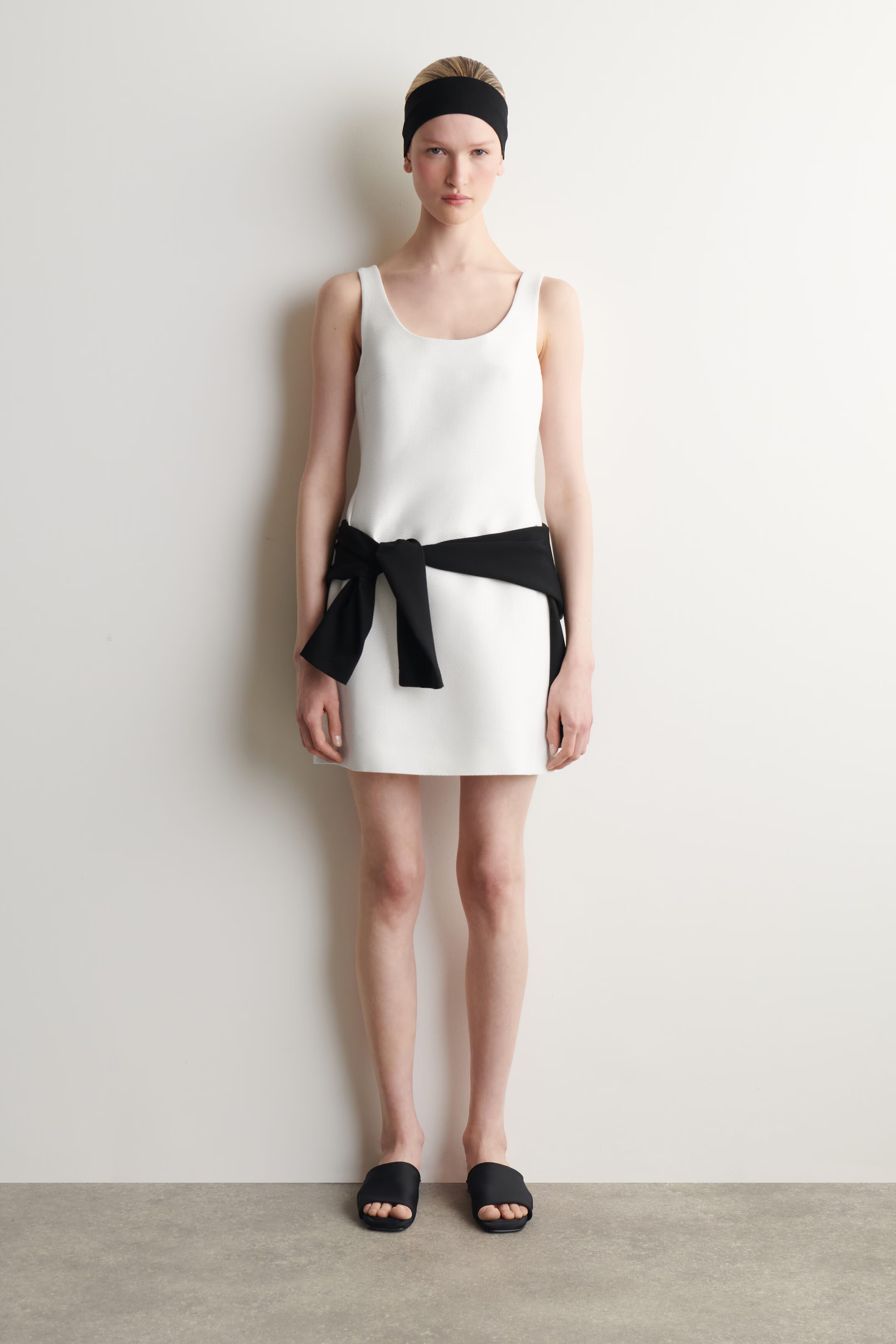 COS, Sculpted Textured Mini Dress