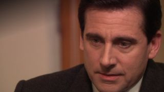 Michael looking disappointed in The Office