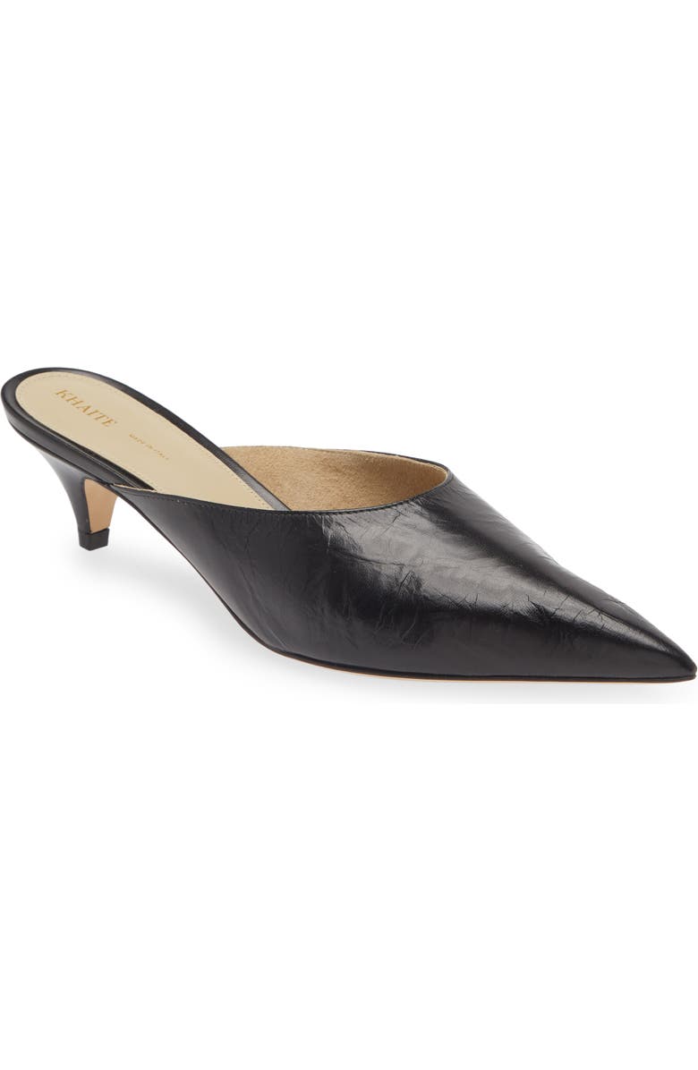 River Kitten Heel Pointed Toe Mule