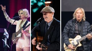 St. Vincent, James Taylor and Joe Walsh, all musical residents on The Late Show with Stephen Colbert
