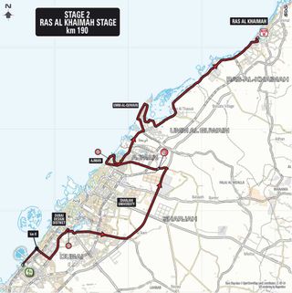 Dubai Tour - Stage 2 Map