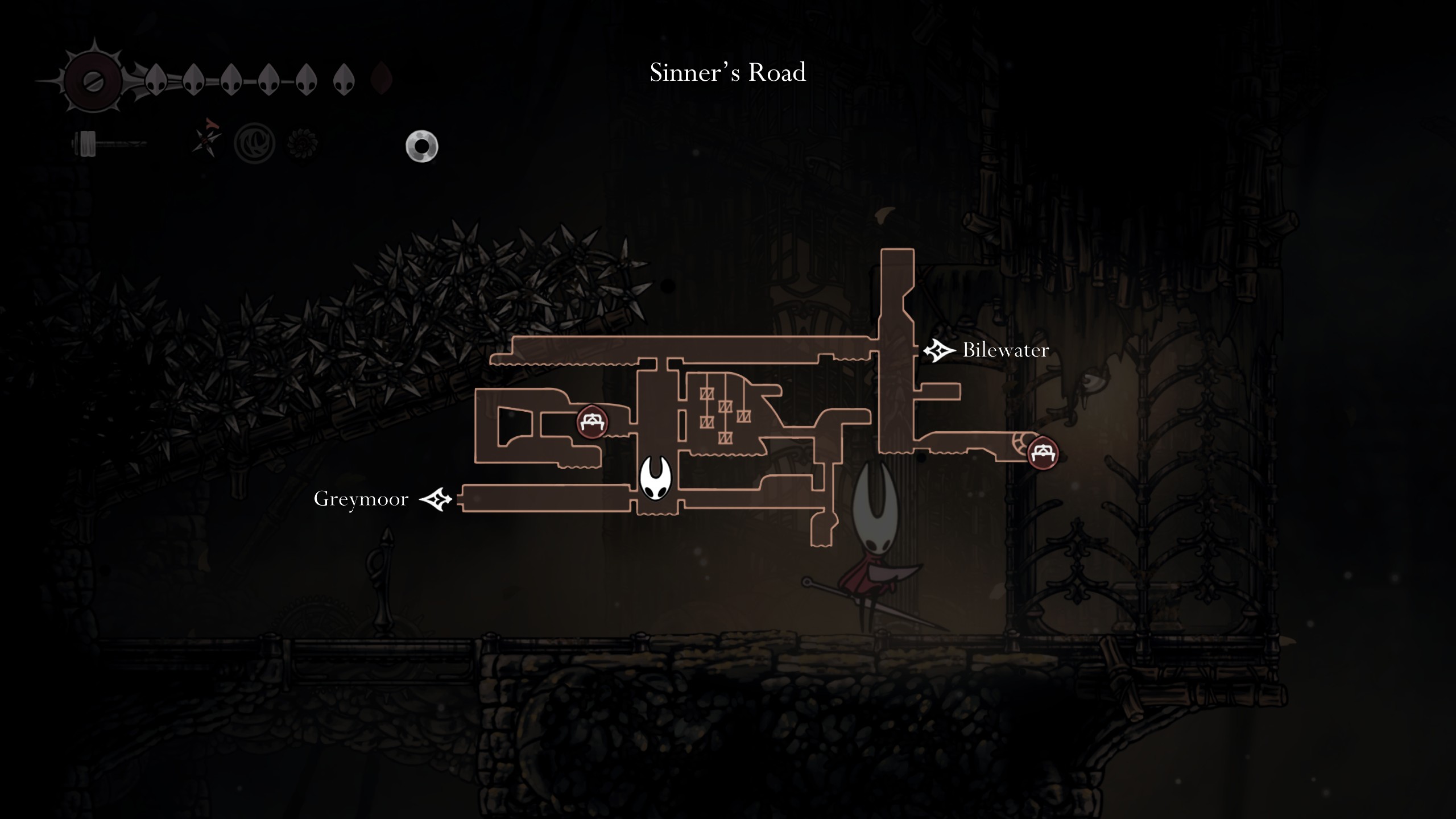 Hollow Knight: Silksong Verdania - Sinner&#039;s Path location