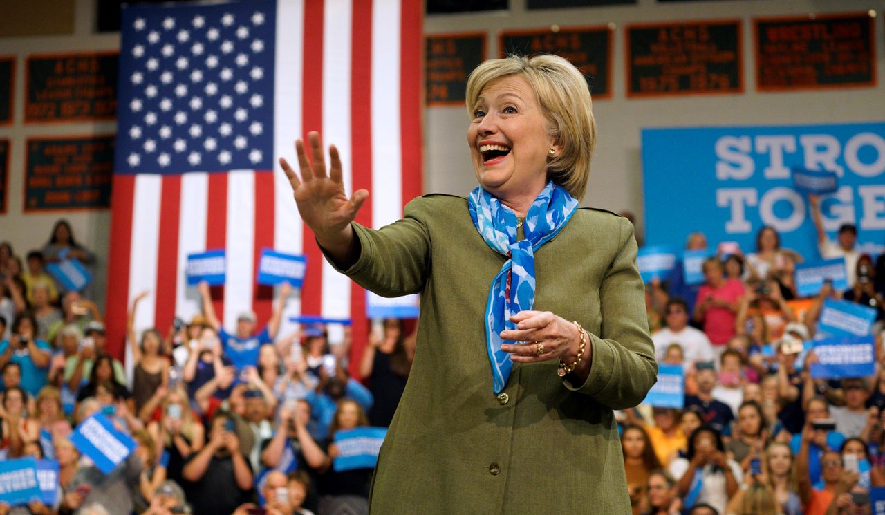 Hillary Clinton isn&amp;#039;t relying on her coolness to sway voters.