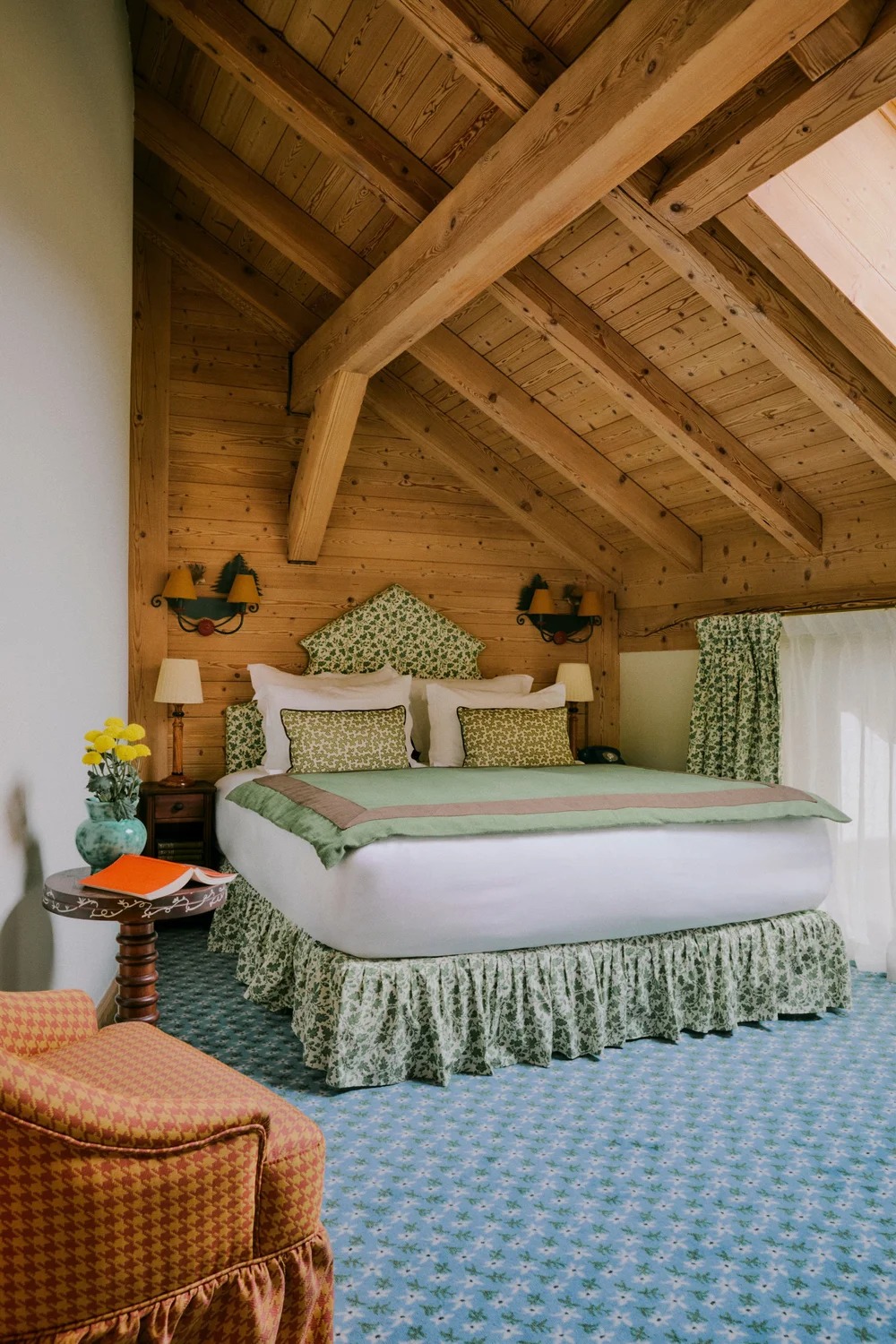 a room in Hotel Saint-Georges in Megeve, France