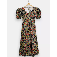 Grunge Floral Print Midi Dress, Now £27.60, Was £45.99 at Topshop