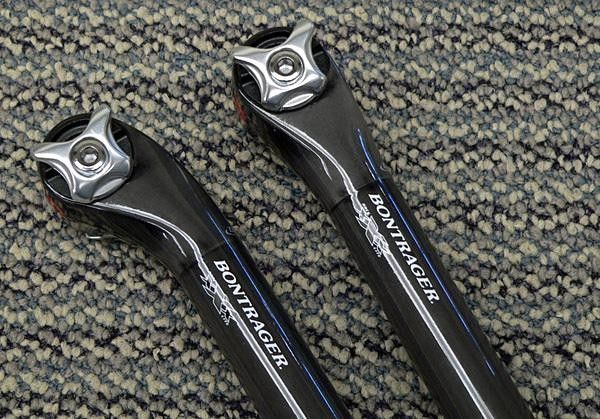 The new Bontrager Race XXX Lite carbon posts now use full carbon post construction.