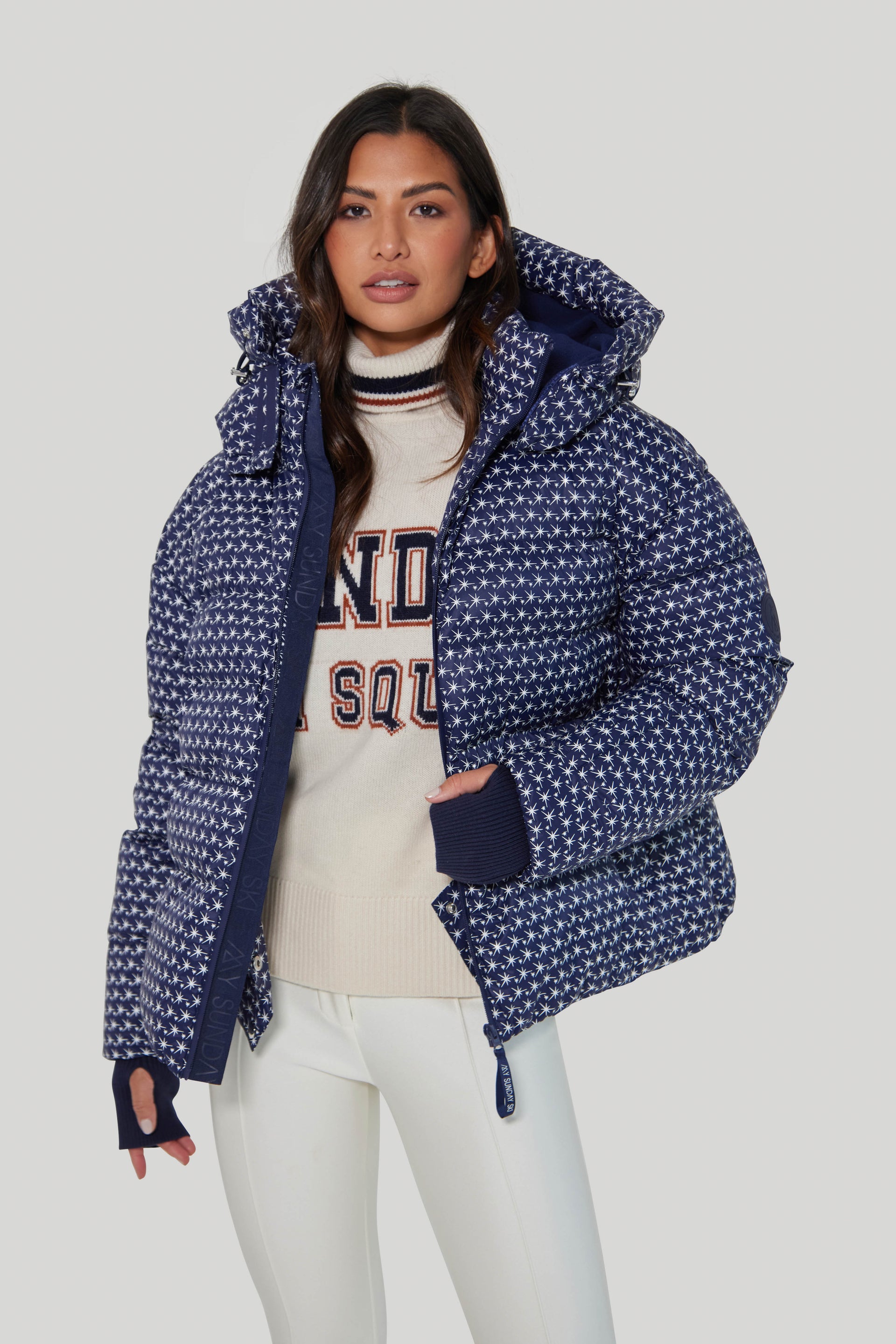 Apricity Ski Jacket - Navy / White - S