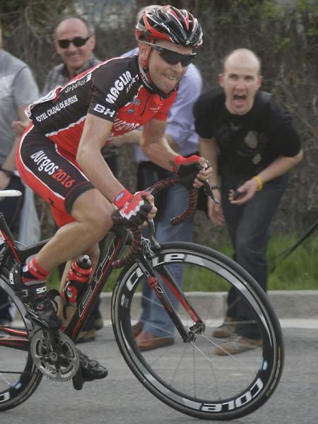 David Belda (Burgos 2016) was part of the day's breakaway and won the mountains prize.