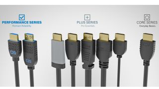 The three new families of C2G HMDI cables. 