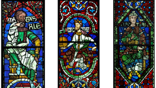 Panels belonging to Canterbury Cathedral's Ancestor's of Christ series, four of which were dated to before Becket's murder.