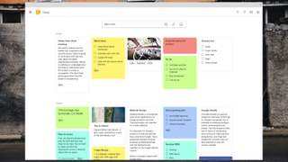 A selection of a screenshot demonstrating Google Keep, displaying a bunch of notes