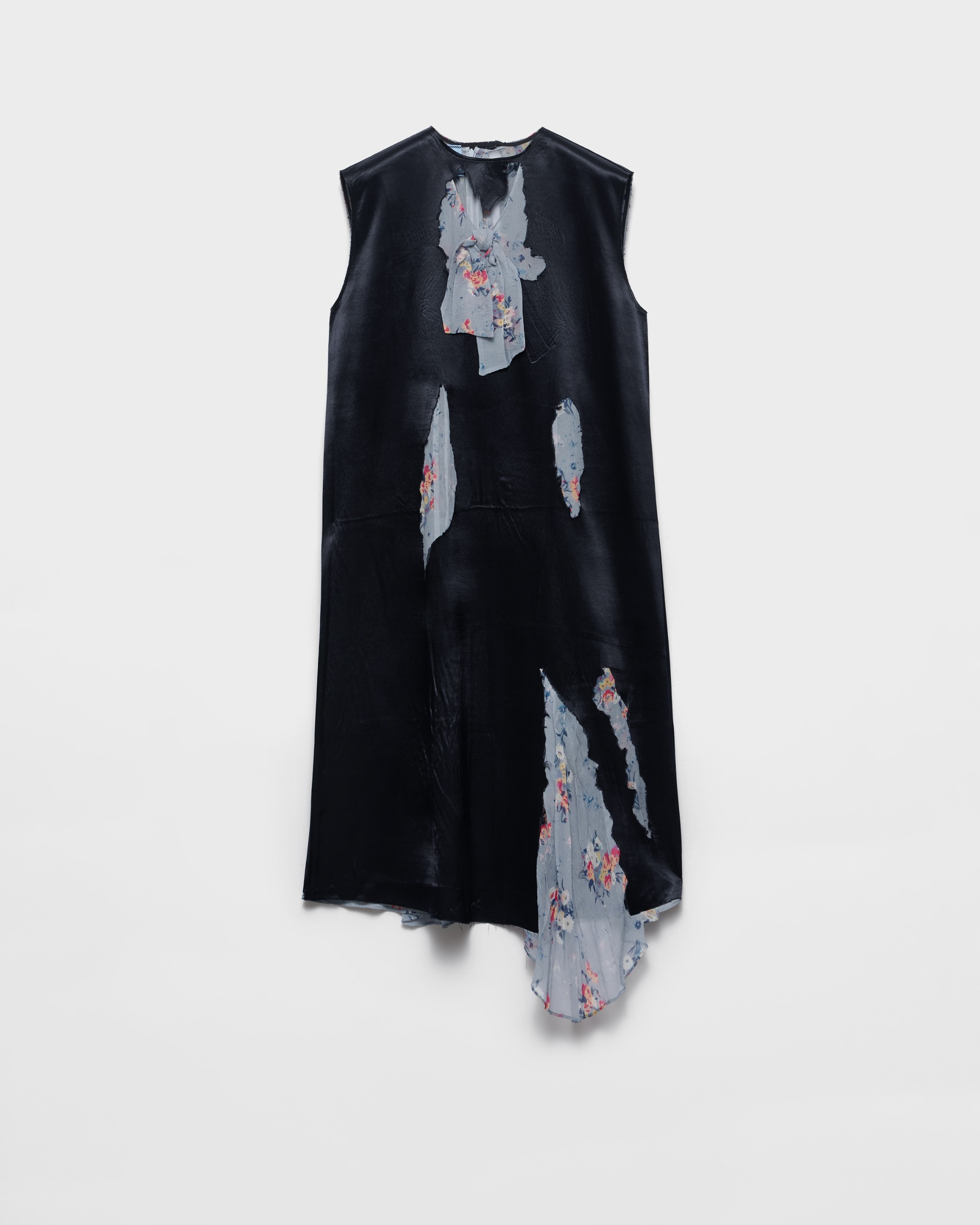 Devor&amp;eacute; Satin Dress - Black