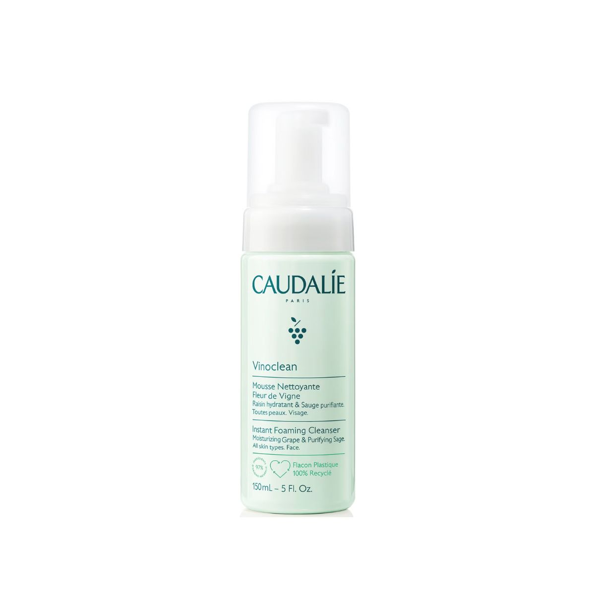 Caudalie, Vinoclean Instant Foaming Cleanser
