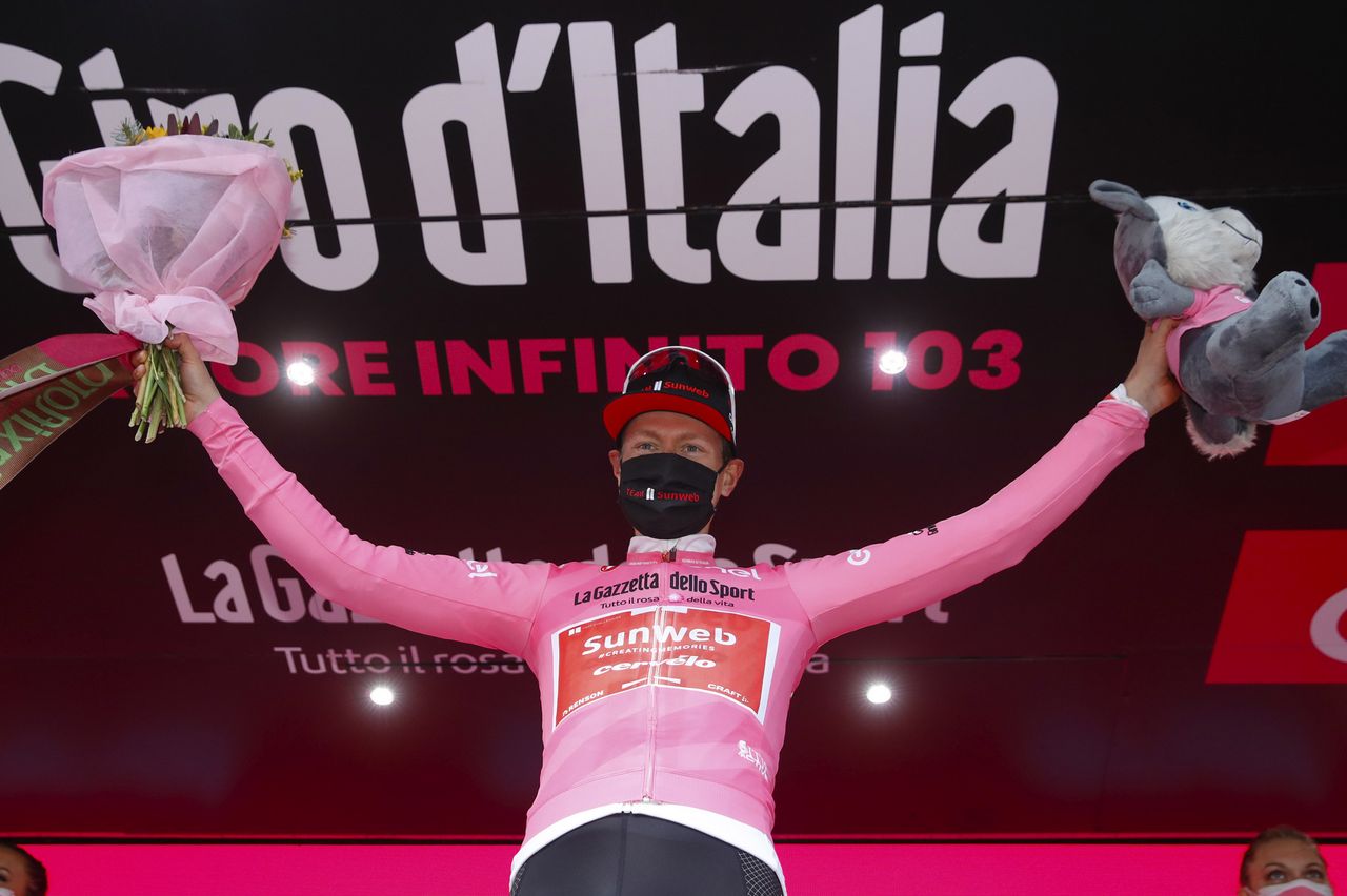 Giro dItalia 2020 103rd Edition 18th stage Pinzolo Laghi di Cancano 207 km 22102020 Wilco Kelderman NED Team Sunweb photo Roberto BettiniBettiniPhoto2020