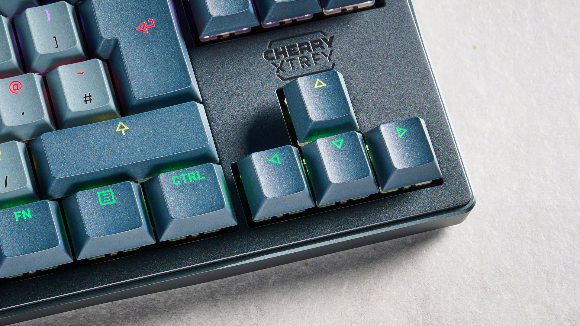 A Cherry XTRFY MX 8.3 TKL Wireless keyboard