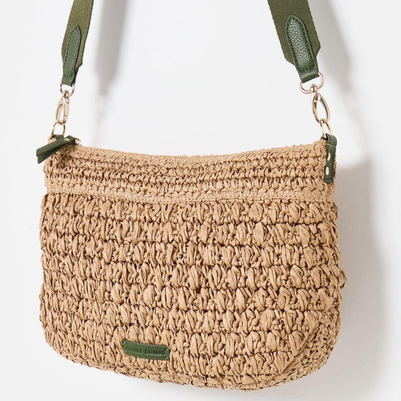 raffia crossbody bag from Oliver Bonas