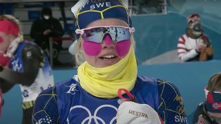 Jonna Sundling at the 2022 Olympics