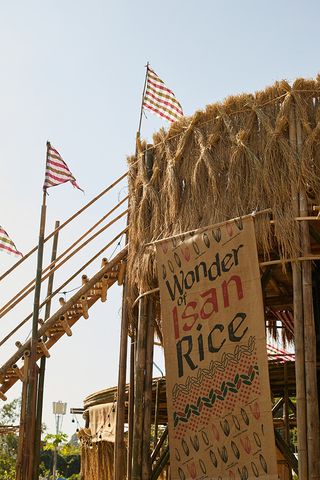 Isan Rice tower in Wonderfruit festival