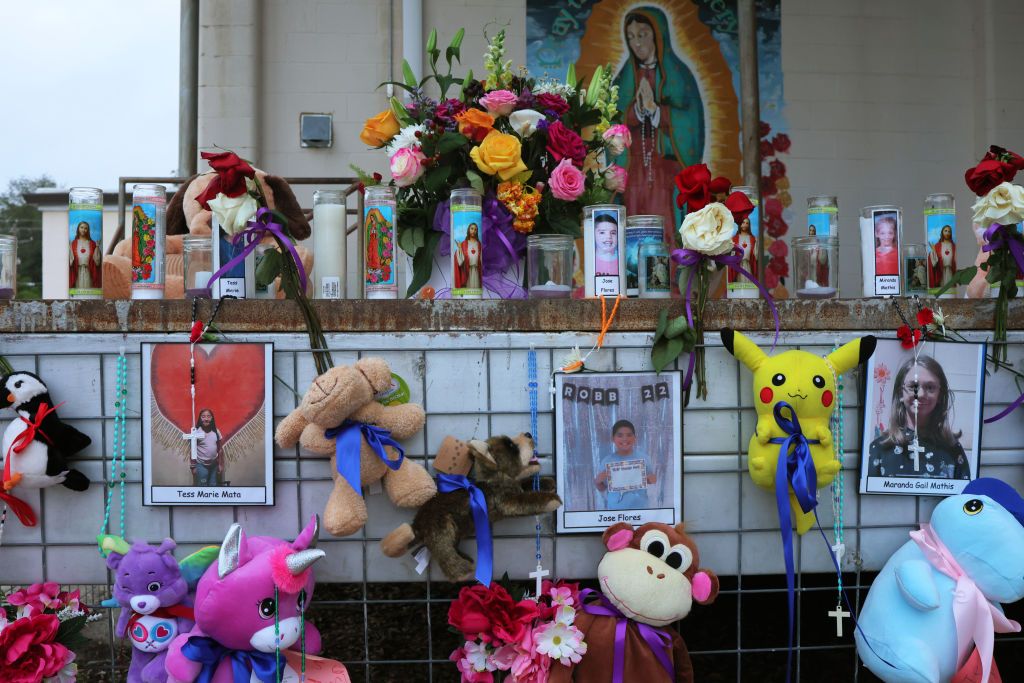 Memorial at Robb Elementary School