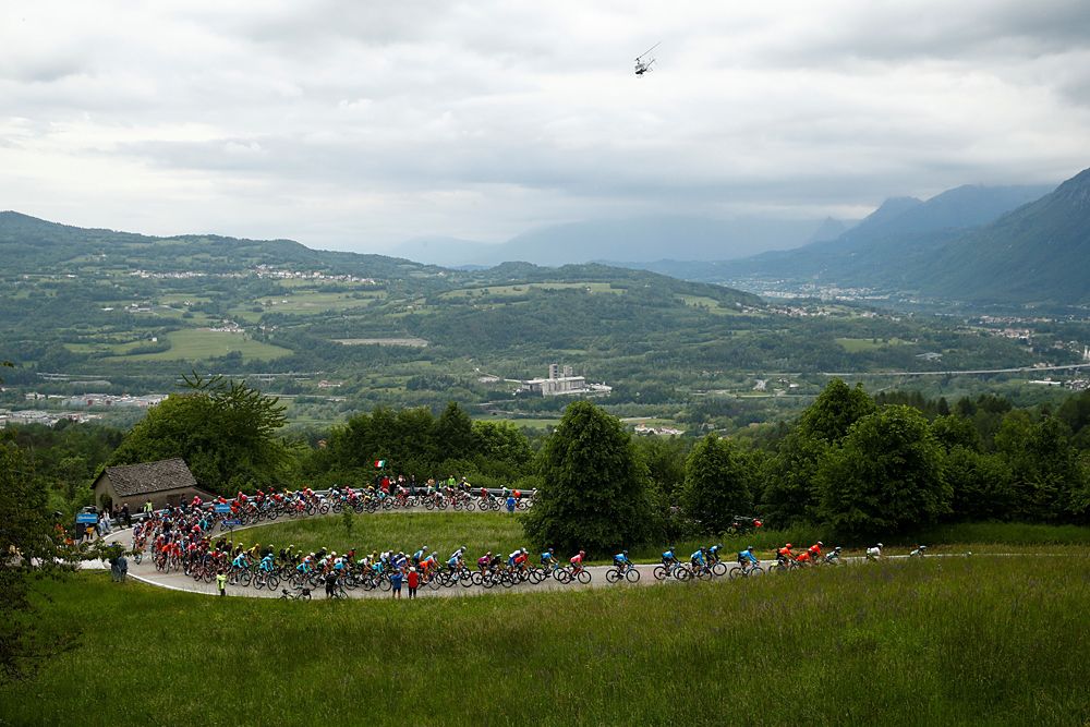 The scenery during stage 18 at the Giro d'Italia