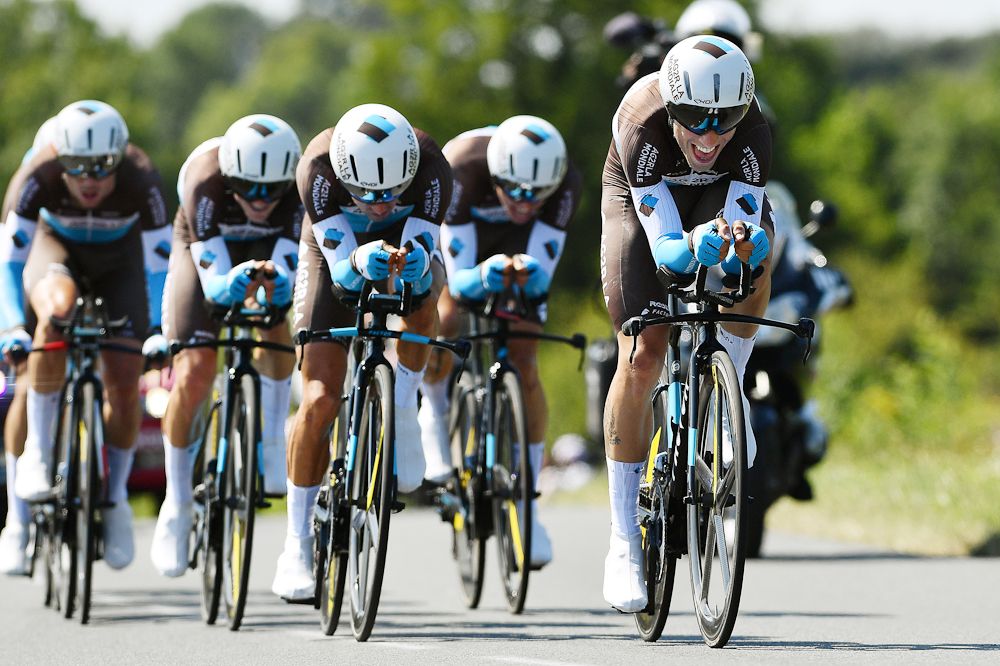 AG2R finished 12th in the stage 3 team time trial
