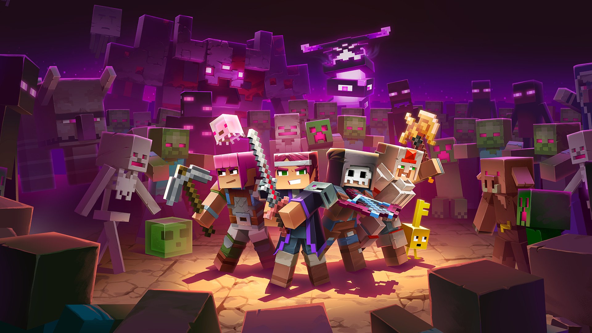 Mojang Studios celebrates its successes as Minecraft Dungeons