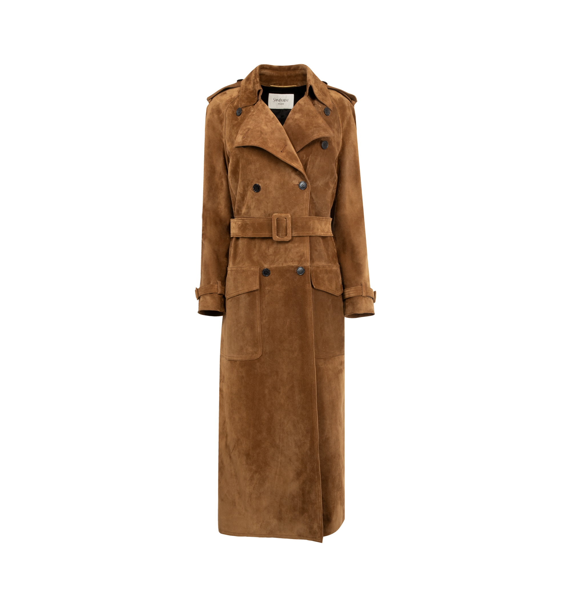Suede Trench Coat (womens)