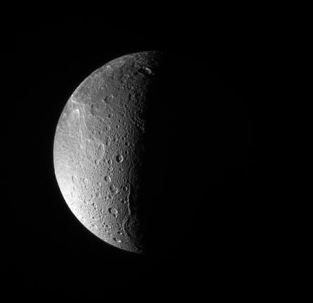 Dione: North Polar View 