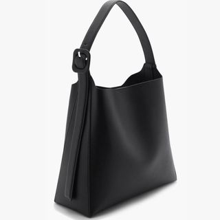 Faux leather handbag from Mango