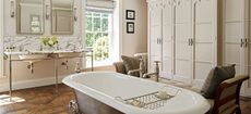 bathroom in a complete refurbishment of a Grade II-listed Georgian rectory