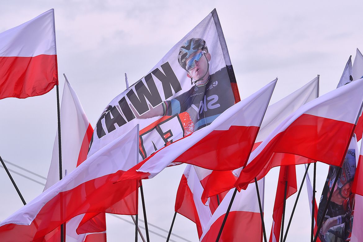 There were plenty of Polish fans at the Tour de France cheering for Michal Kwiatkowski