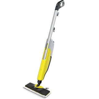 Kärcher SC 2 Upright EasyFix steam cleaner in a mop style with yellow accents