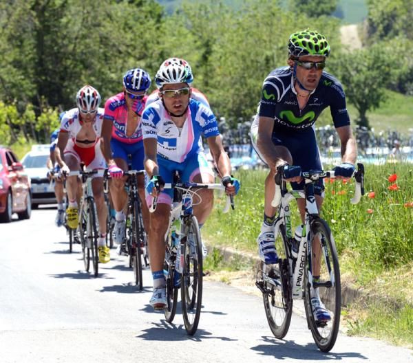 Lastras on the front before his crash