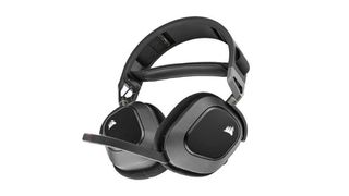 Corsair HS80 RGB Wireless Headset against a pure white background