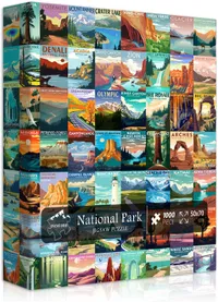 National Parks Puzzle for Adults 1000 Pieces