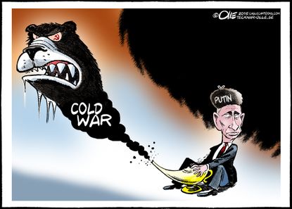 Political cartoon world Ukraine Putin