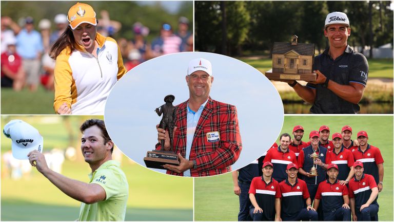 Montage of winning betting tips for Golf Monthly in 2021