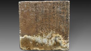 A pottery "land coupon" inscribed with writing found in the tomb firmly dates its construction to between 1190 and 1196 A.D.