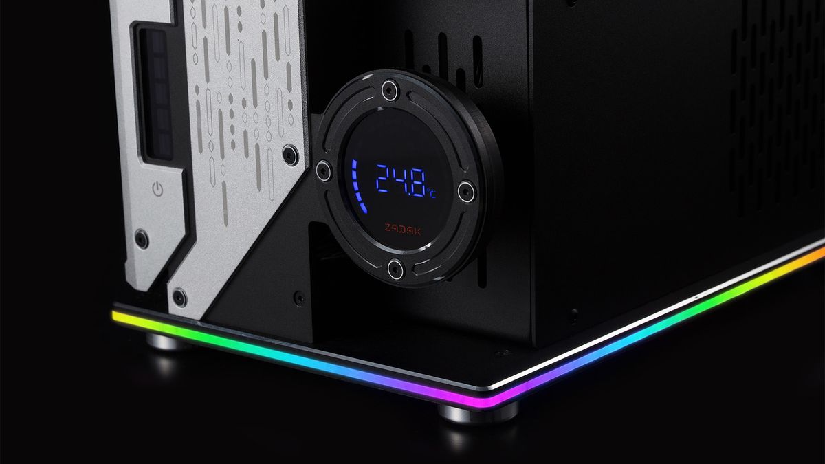 Zadak MOAB II PC case with integrated CPU water block