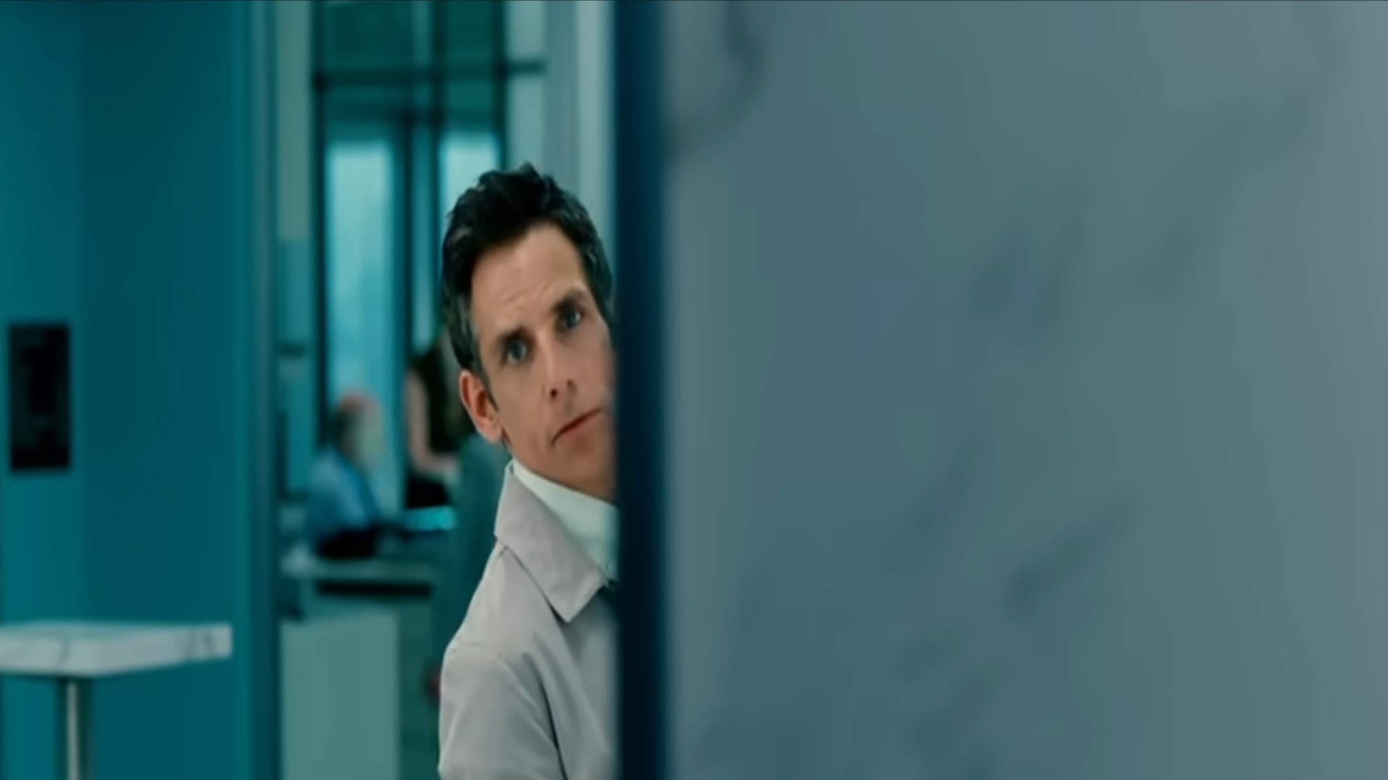 Ben Stiller leaning back in The Secret Life of Walter Mitty