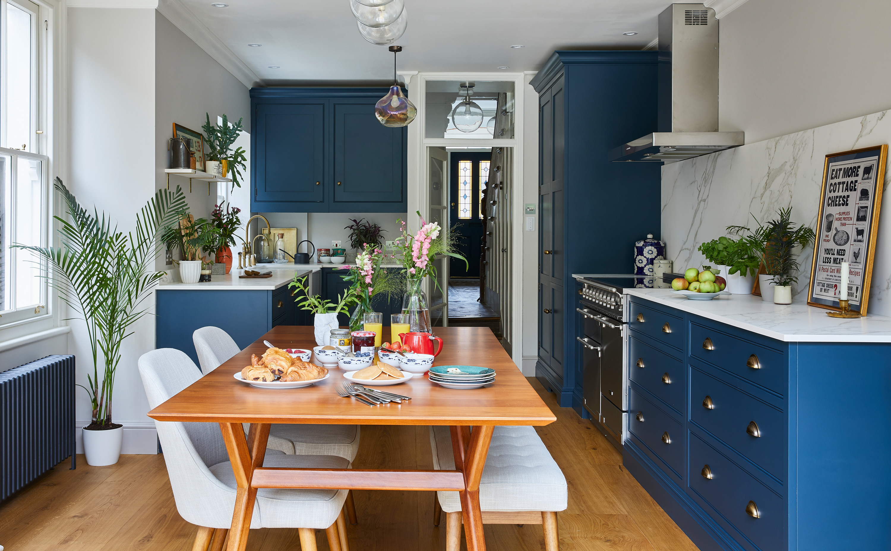 15 blue kitchen ideas to make you want to try this on trend look | Real  Homes