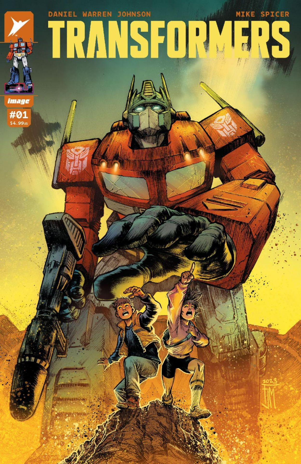 Transformers #1 cover art