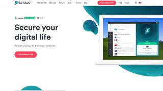 Surfshark VPN review - homepage