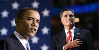 Obama & Romney Composite Image