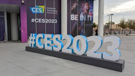 CES 2023 entrance at LVCC West