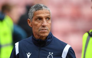 Nottingham Forest manager Chris Hughton | Derby v Nottingham Forest live stream