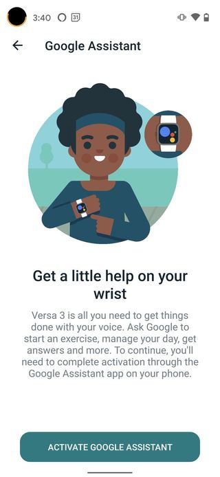 Fitbit Versa 3 Google Assistant 2 Step 4