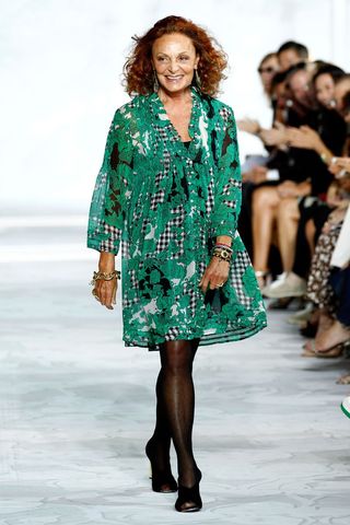 An image of Diane von Furstenberg. who said one of the best fashion quotes